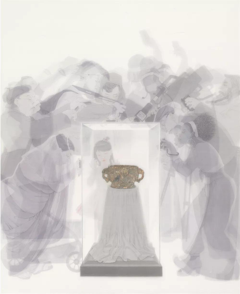 孙娟娟(山东 对话 中国画 220cm×180cm